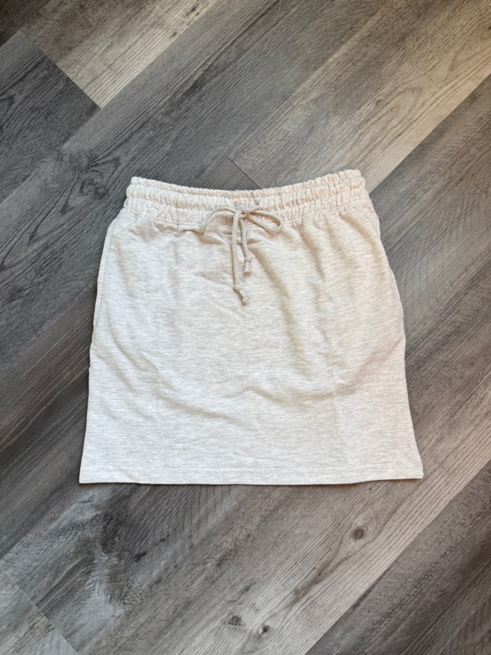 Missguided Drawstring Mini Skirt With Pockets Heathered Gray US 0 - Picture 2 of 8